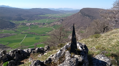 Ilarratza (San Kristobal) visto desde la cima de Murube