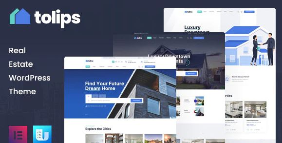 Tolips - Real Estate WordPress Theme