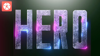 How to make Motion Lightning Text Animation in Kinemaster