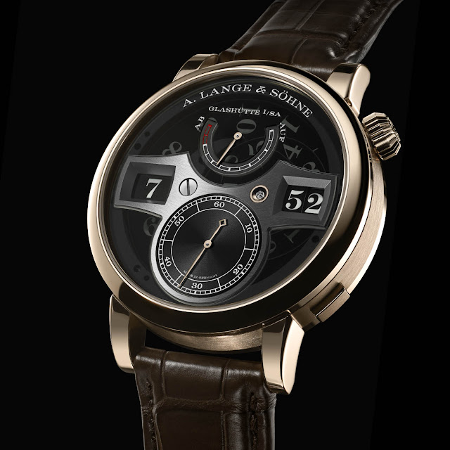 Passez en revue la nouvelle réplique A. Lange & Söhne Zeitwerk Honeygold Lumen 41.9 mm