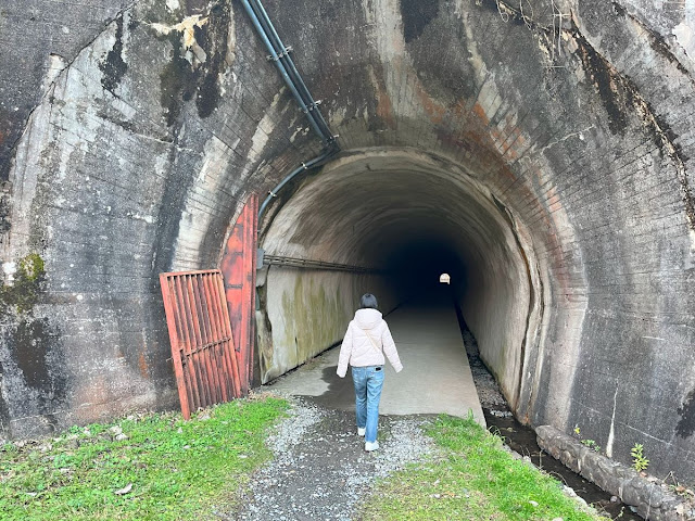西野水道のトンネル(西野側)