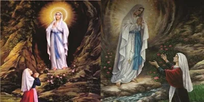 imagem de Nossa Senhora de Lourdes