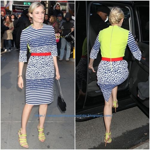 Diane Kruger Stops GMA3