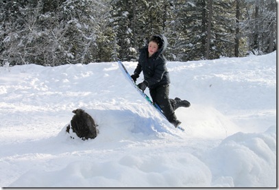 riley sledding 2