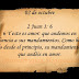  versiculo 02 de octubre -2 Juan 1: 6