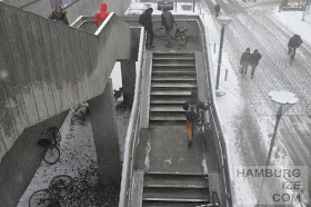 Kopenhagen, Bryggerampen - Treppe Kalvebod Brygge / Fisketorvet