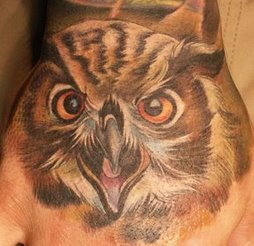 Beautiful Owl Tattoo Design