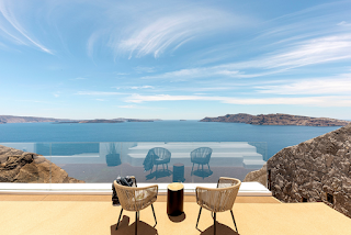 Caldera views from a caldera suite in Oia, Santorini