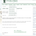 UNN ADMISION SCREENING FORM 2017/2018 FINALLY OUT; REGISTRATION GUIDELINE/ EXAM POST UTME DATE