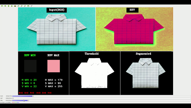 OpenCV HSV Colour Segmentation