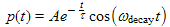 the basic decay equation of an elemental resonator