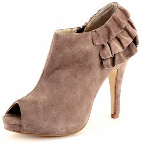 DP Collection Taupe Suede Shoe Boot