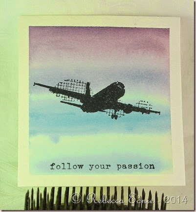airplane watercolour