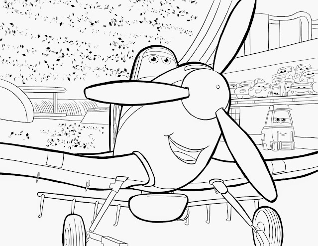 The Holiday Site: Coloring Pages of Disney Planes Movies Free and