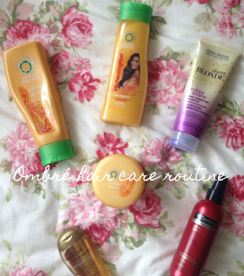 Ombré hair care routine and products