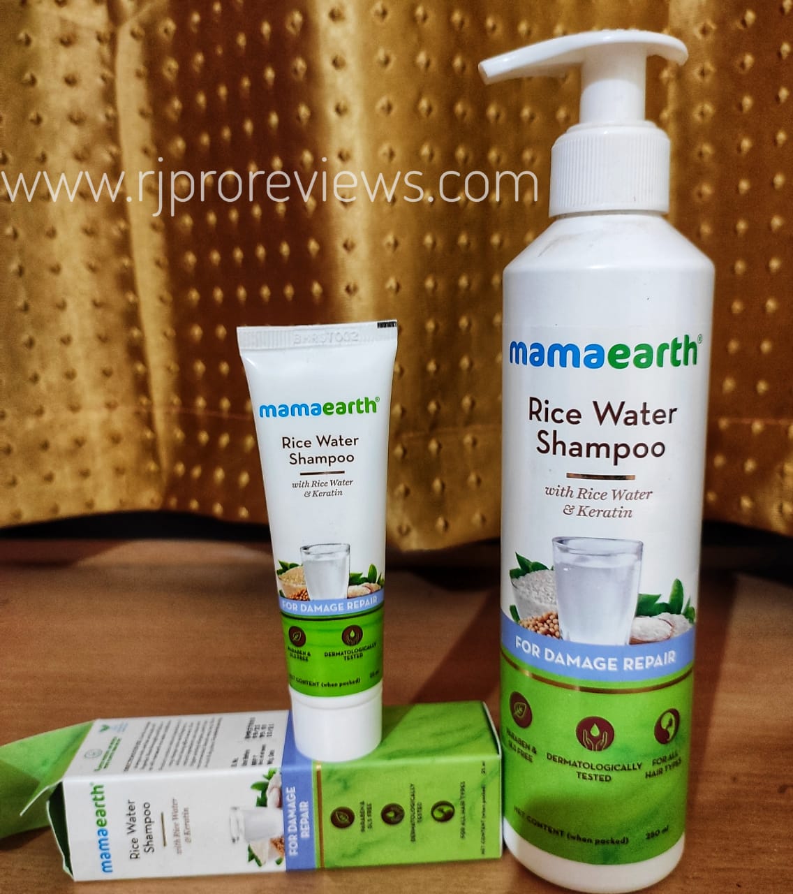 Mamaearth Rice Water Shampoo Review - RJ PRO REVIEWS