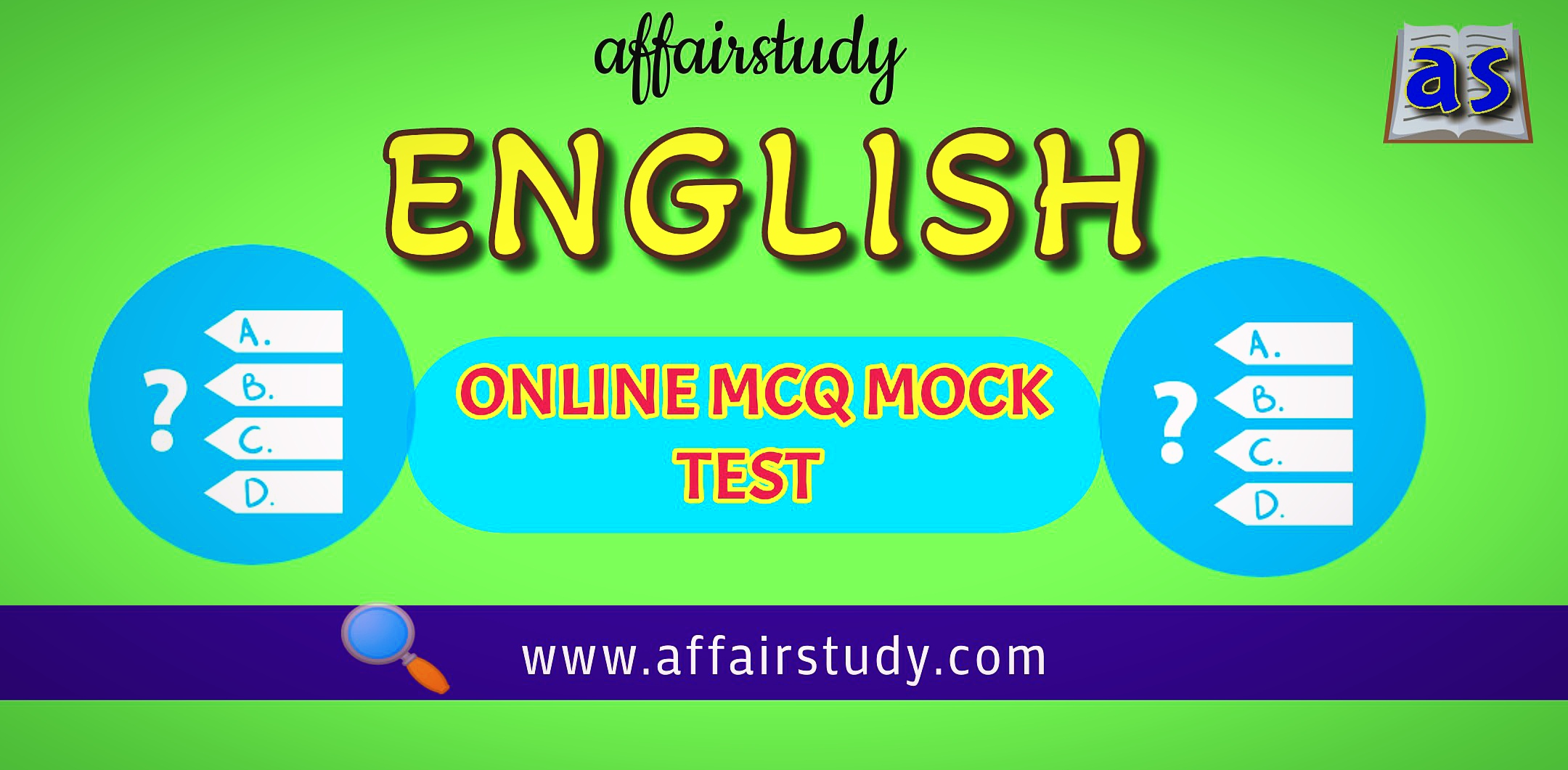 English MCQ Mock Test 1