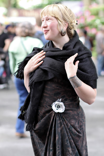 Laureyn Grandpa Tye Dye silk dress seattle folklife festival fashion it's my darlin'