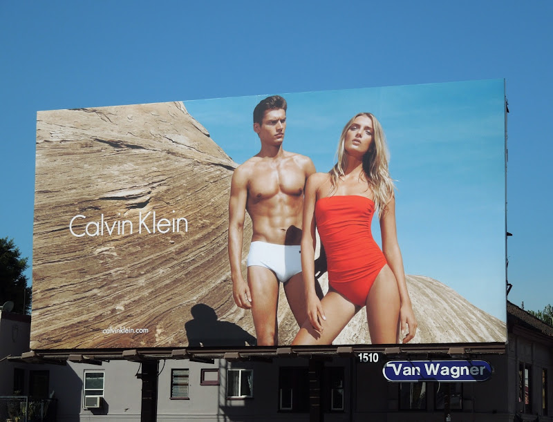 Calvin Klein swimwear 2012 billboard