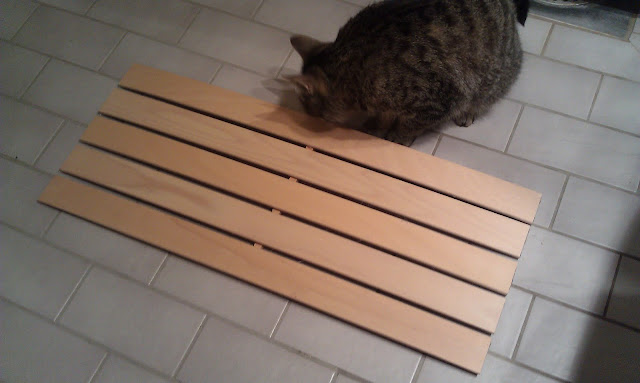 Wooden bathmat/duckboard