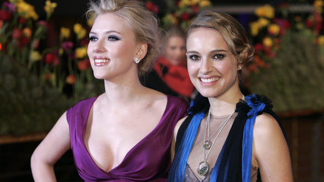 Natalie Portman HD Wallpaper with Scarlett Johansson