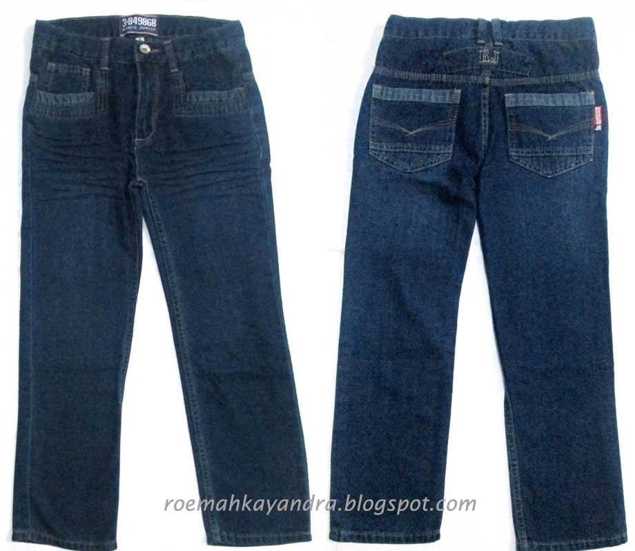 Roemah Kayandra Celana  jeans  panjang Rodeo biru 