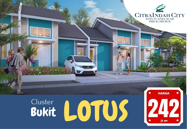 Cluster Bukit LOTUS Citra Indah City - Harga mulai 242 jt an