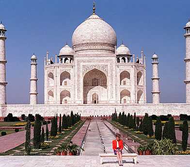 Diana at the Taj Mahal, 1992. Tim Graham/Getty Images