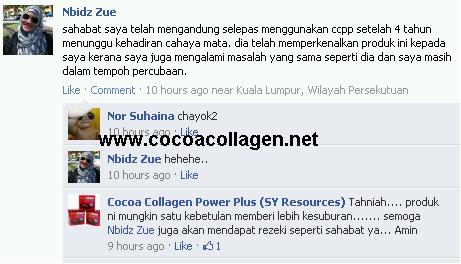 Testimoni Cocoa Collagen Power Plus (CCPP)