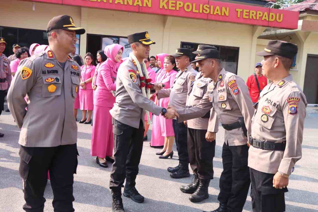 Polres Serdang Bedagai Melaksanakan Kegiatan Pisah Sambut Pejabat Kapolres yang Lama Digantikan yang Baru