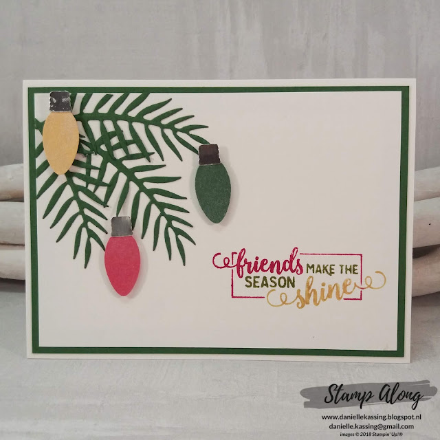 Stampin' Up! Making Christmas Bright kerstkaart