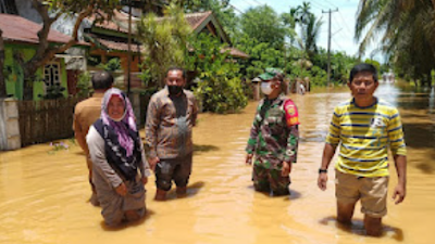 DPRD Kota Tinjau Banjir Perumahan Korpri