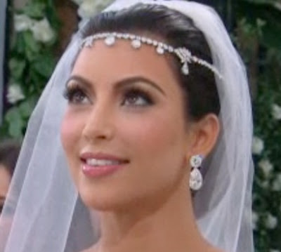 But from what I have seen Kim's Kardashian's Wedding makeup looked pretty