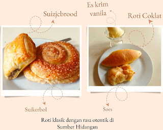 beberapa jenis roti bercitarasa otentik yang aku cicipi