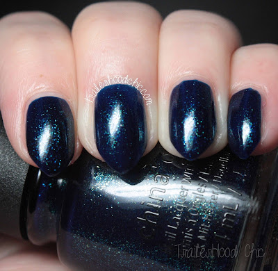 china glaze rebel swatches review blue-ya