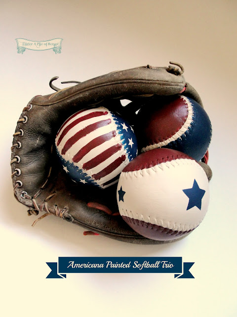 Americana, baseball, decor, patriotic, vintage, handmade, painted decor, boy's room, masculine