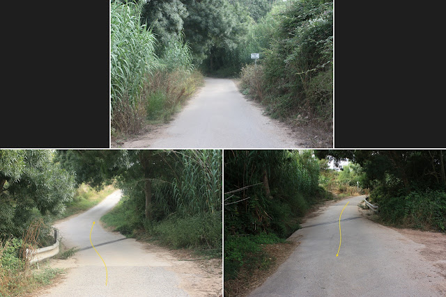 LLORENÇ DEL PENEDÈS-COLL DE LA SITJA-ROTONDA DE L'HOSTAL,  camí paral·lel al Torrent de Sant Marc en direcció al Papiolet