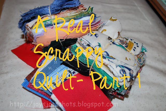 http://joysjotsshots.blogspot.com/2012/03/real-scrappy-quilt-part-1.html