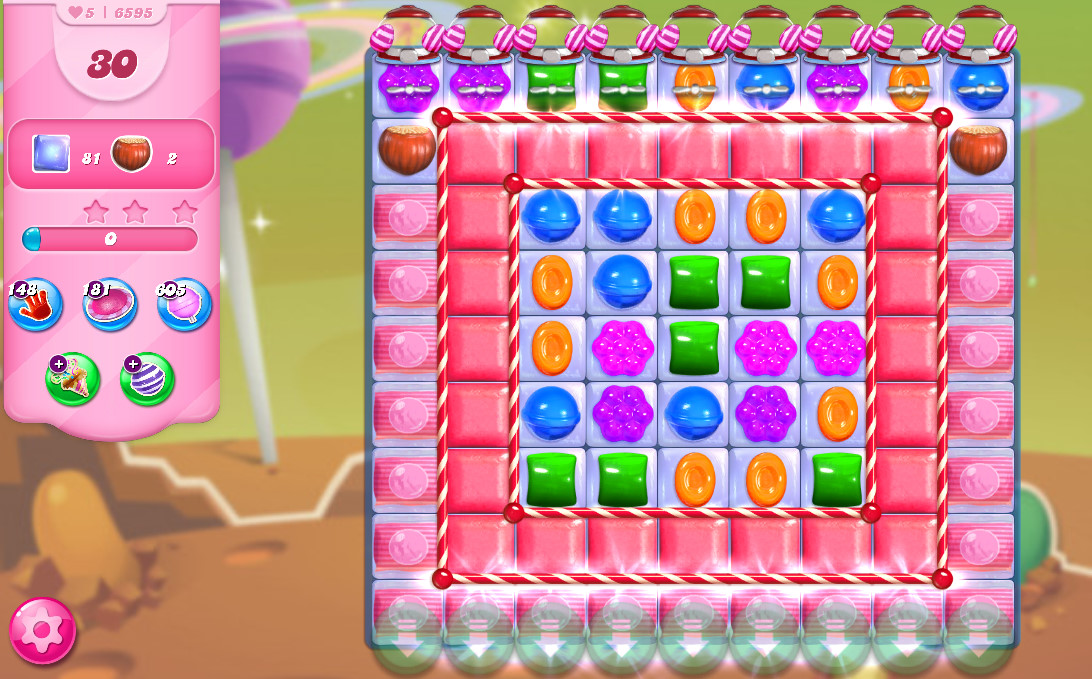 Candy Crush Saga level 6595