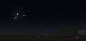 august 31 mars moon saturn conjunction