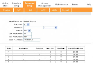 setting modem speedy