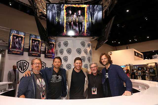 comiccon, sandiego, 2017. supernatural, jensen, ackles, jared, misha, dean, sam, castiel, imagenes, videos