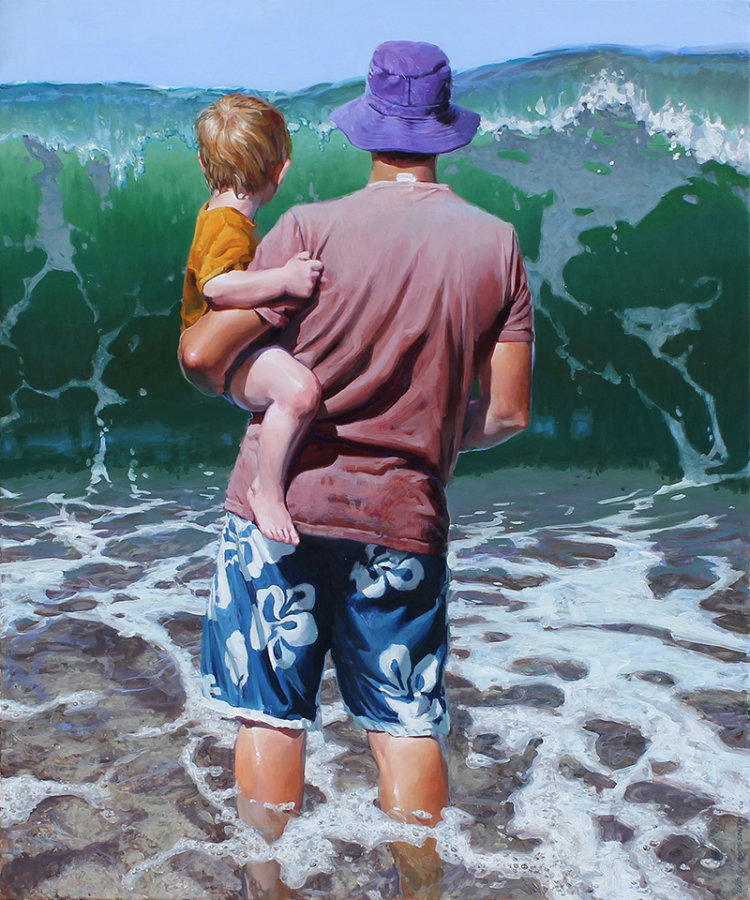 Artist Creates Stunning Illustrations Inspired From His Beach Trip With Family