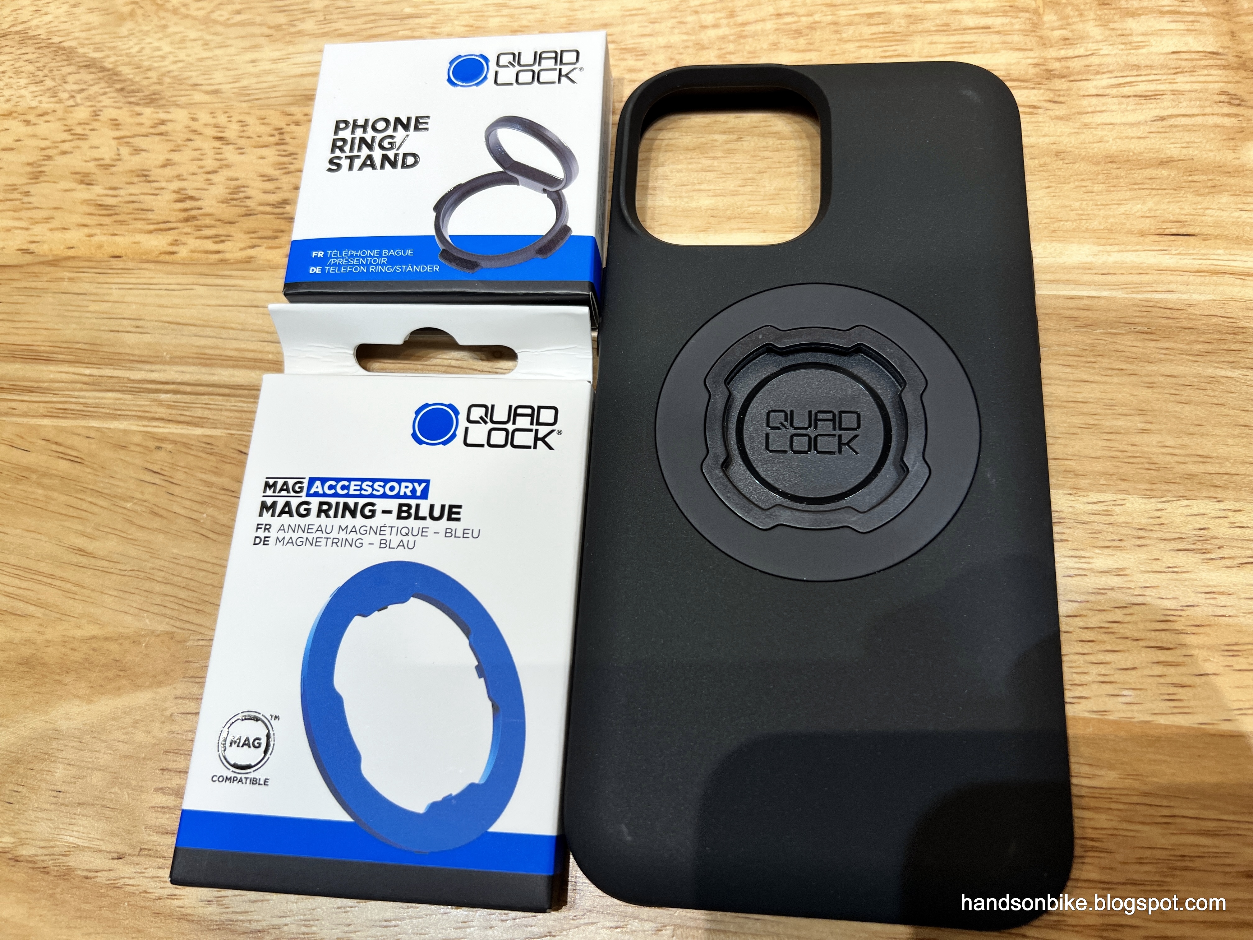 Hands On Bike: Quad Lock Mag Case and Wireless Charging Pad