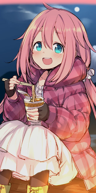 Wallpapers HD Anime Yuru Camp for Android and Iphone