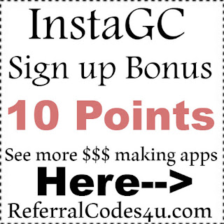 InstaGC Refer A Friend Bonus, InstaGC Codes 2023, InstaGC Promo Codes 2023