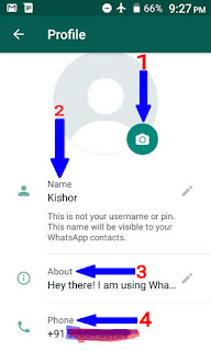 WhatsApp Profile/DP Change