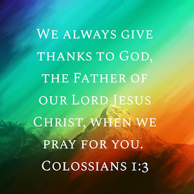 Awesome Catholic Bible Verses Of Commitment Colossians 1:3