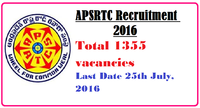 Apsrtc Recruitment 2016| Andhra Pradesh State Road Transport Corporation against APSRTC Recruitment 2016./2016/07/apsrtc-recruitment-2016.html