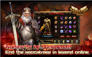 Screenshots of the Legend Online: Kingdom Dragons Wartune for Android tablet, phone.